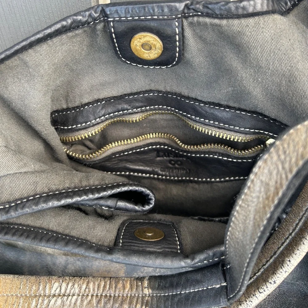 Lusher Soft & Slouchy Hobo - Black Raw Onyx - Sold Out - Picture 10 of 10